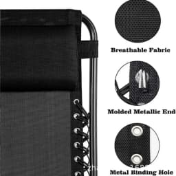 4Pcs/set Sun Loungers Fixing Elastic Cord Rope Reclining Chair Replacement Repair Cord Kit