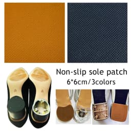 2PCS Rubber Sole Replacement Sheet For Shoes Repair Patch High Heels Sandals Non-Slip Shoe Sole Protector Heel Pads Croppable