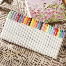 5/15/25 Colors Double Headed Highlighter Pen Set Fluorescent Drawing Markers Highlighters Pens Art Cute Pastel Stationery