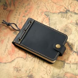 Pure Handmade Genuine Leather Small Size Mini Notebooks Cover Retro Cowhide Diary Journals Vintage Memo Notepad Paper Material