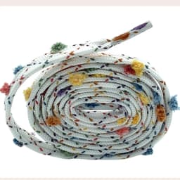 New 110 cm Small Colored Ball Woven Shoelaces Sneaker Sport Casual Leather Shoes Canvas DIY Sports Sandals Slippers Shoes Laces