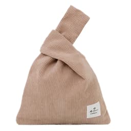 NamcheBarwa Japanese Mini Knot Wrist Bag Corduroy Women Top Handle Bag Simple Purses Handbags Simple Shopping Bag Phone Key Bag