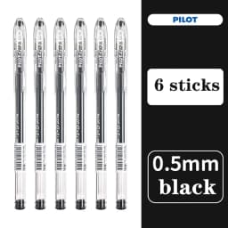 6 Pcs Japan PILOT Gel Pens BL-G1 Test Special Gel Ink Pen Business Writing Signature Pen 0.5mm School Supplies Stationery