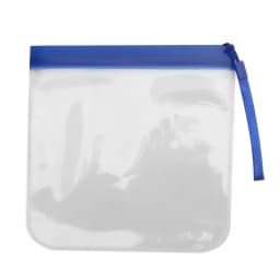 Clear Makeup Bag with Zippers Transparent Makeup Organizer Cosmetic Makeup Bags for Vacation Business Trip Airport Toiletry Bag