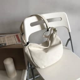 Canvas Crossbody Bag Large Capacity Hip-Hop Street Style For Both Men And Women