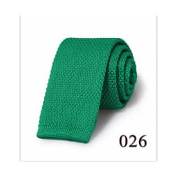 Fashion Men's Solid Colourful Knitted Ties Normal Classic Narrow Slim Neck Tie Woven Plain Cravate Narrow Neckties Gravatas
