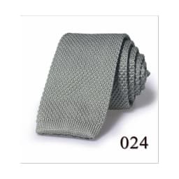 Fashion Men's Solid Colourful Knitted Ties Normal Classic Narrow Slim Neck Tie Woven Plain Cravate Narrow Neckties Gravatas
