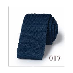 Fashion Men's Solid Colourful Knitted Ties Normal Classic Narrow Slim Neck Tie Woven Plain Cravate Narrow Neckties Gravatas