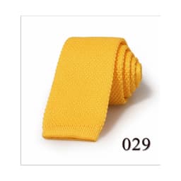 Fashion Men's Solid Colourful Knitted Ties Normal Classic Narrow Slim Neck Tie Woven Plain Cravate Narrow Neckties Gravatas