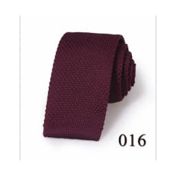 Fashion Men's Solid Colourful Knitted Ties Normal Classic Narrow Slim Neck Tie Woven Plain Cravate Narrow Neckties Gravatas