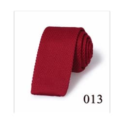Fashion Men's Solid Colourful Knitted Ties Normal Classic Narrow Slim Neck Tie Woven Plain Cravate Narrow Neckties Gravatas