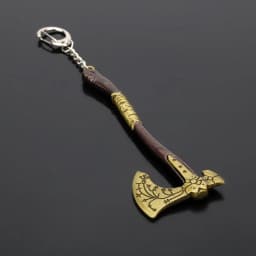 God of War Keychain 11cm Leviathan Axe Ice Kratos Metal Pendant Key Ring Chaveiro Key Chain Llaveros Game Jewelry Accessories
