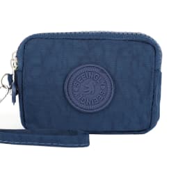 Women Three Layer Wallets Nylon Coin Purse New Korean Large Capacity Portable Oxford Cloth Coin Wallet Waterproof Portable Bag