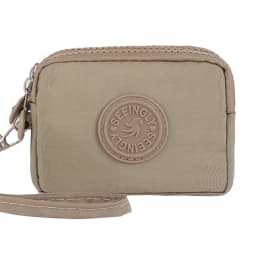 Women Three Layer Wallets Nylon Coin Purse New Korean Large Capacity Portable Oxford Cloth Coin Wallet Waterproof Portable Bag