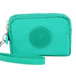 Women Three Layer Wallets Nylon Coin Purse New Korean Large Capacity Portable Oxford Cloth Coin Wallet Waterproof Portable Bag
