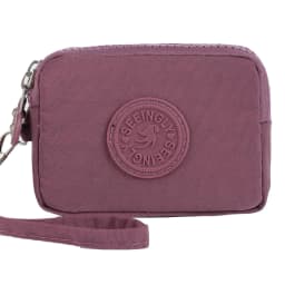 Women Three Layer Wallets Nylon Coin Purse New Korean Large Capacity Portable Oxford Cloth Coin Wallet Waterproof Portable Bag