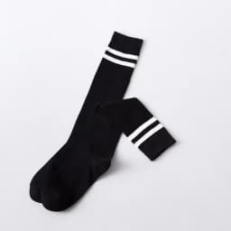 Sports Style Calf Socks Japanese Korean Student JK Stripe College Style Girl Cotton Socks Pile Up Socks Baseball Stockings