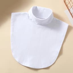 Knitted High Neck Fake Collar Women's Fashionable and Versatile Warm Neck Protection Scarf Elastic Jersey Turtleneck