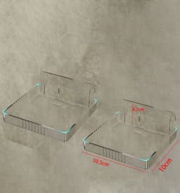Universal Non-Drilling Wall Mount for CCTV Camera - Durable and Space-Saving Storage Holder