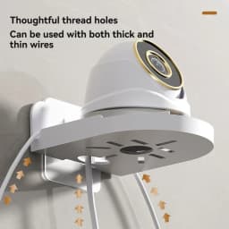 Universal Non-Drilling Wall Mount for CCTV Camera - Durable and Space-Saving Storage Holder