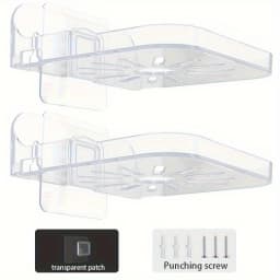 Universal Non-Drilling Wall Mount for CCTV Camera - Durable and Space-Saving Storage Holder