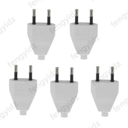 1PCS Rewirable European Power Cord CE Male Plug Female Socket Electrical Plug Industrial Vintage Style Rewire Plug 250V 2.5AA