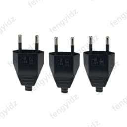 1PCS Rewirable European Power Cord CE Male Plug Female Socket Electrical Plug Industrial Vintage Style Rewire Plug 250V 2.5AA