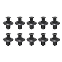 8mm Plastic Rivets Fasteners Screw Car Bumper Fender Black Rivet Car Fastener Clips for Toyota Focus Kia Nissan Yamaha