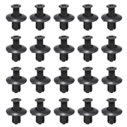 8mm Plastic Rivets Fasteners Screw Car Bumper Fender Black Rivet Car Fastener Clips for Toyota Focus Kia Nissan Yamaha