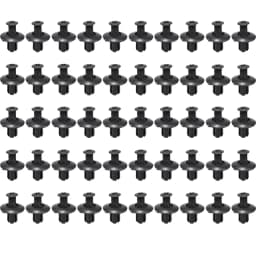 8mm Plastic Rivets Fasteners Screw Car Bumper Fender Black Rivet Car Fastener Clips for Toyota Focus Kia Nissan Yamaha