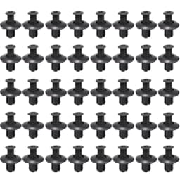 8mm Plastic Rivets Fasteners Screw Car Bumper Fender Black Rivet Car Fastener Clips for Toyota Focus Kia Nissan Yamaha