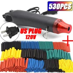 1060/530/127PCS Heat Shrink Tubing Kit 2:1 Shrinkable Wire Shrinking Wrap Wire Connect Cover Cable Repair Protection