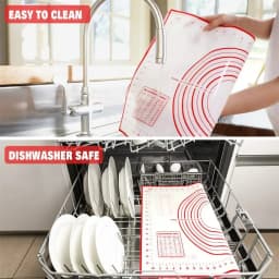 UNTIOR 1PCS Silicone Baking Mat Kneading Pad Dough Mat Pizza Cake Dough Maker Kitchen Cooking Grill Non-Stick Gadgets Bakeware
