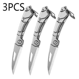 Stainless Steel Folding Knife Fruit Paring Vegetable Cutter Utility Knife Pocket Knife for Cooking Kitchen Accessories