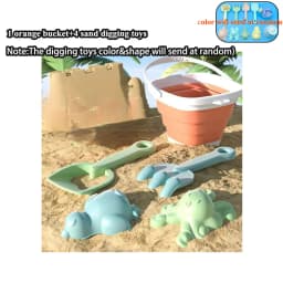 11/5/1 PCS Beach Sand Play Water Set Folding Bucket Summer Toys for Children Kids Outdoor Game Sandbox Accessories Color Random
