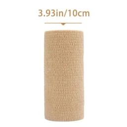10/1Rolls Medical Adhesive Bandage Elastic Breathable Sports Self Adhesive Tape Beige Wrap Finger Tape For Wrist Ankle First Aid