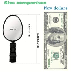 1/2PCS Bicycle Rearview Mirror 360 Degree Adjustable Rotatable Universal Cycling Handlebar Rear View Mirrors for MTB Road Bike