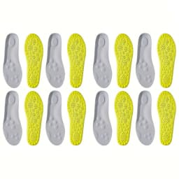 1Pair/2Pairs/4Pairs High Elasticity Latex Sport Insoles Soft Shoe Pads Arch Support Orthotic Insoles Breathable Deodorant Insole