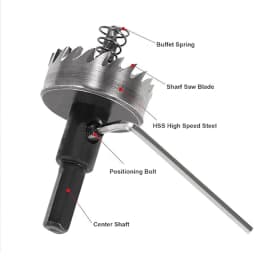 HSS Hole Saw 16-100mm Cobalt High Speed Steel M35 Stainless Steel Tool Set For Metal Stainless Steel Drilling Metalworking