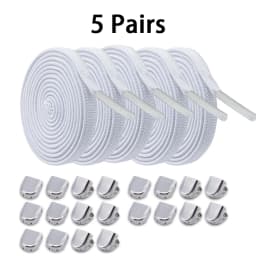 No Tie Elastic Shoe Laces One Size Fits All Adult and Kids Shoes Shoelaces for Sneakers Shoelace Tieless Flat Expand Shoestrings