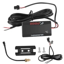 12V 0~120°C Monitor Motorcycle Thermometer Water Tank Retrofit Temperature Meter Indicator Warning With Sensors