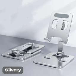 Portable Aluminum Alloy Phone Tablet Holder For iPad MiPad Samsung Tab MatePad Stand Mount Adjustable Flexible Mobile Stand