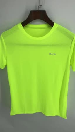 Men's Quick Dry Short Sleeve Gym Running Moisture Wicking Round Neck T-Shirt Training Exercise Gym Sport Shirt Tops Lightweight