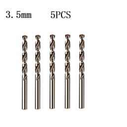 5/10pcs HSS M35 Cobalt Drill Bit 1mm 1.5mm 2mm 2.5mm 3mm For Stainless Steel Auger High Quality Drill Press Power Tool Parts