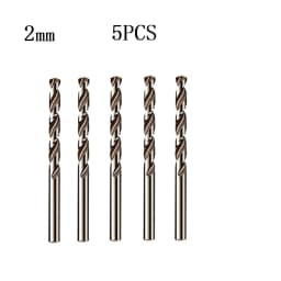 5/10pcs HSS M35 Cobalt Drill Bit 1mm 1.5mm 2mm 2.5mm 3mm For Stainless Steel Auger High Quality Drill Press Power Tool Parts