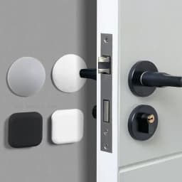 Door Stop Nordic Safety Supplies Silicone Self-adhesive Door Stopper Wall Protection Buffer Protective Plug Home