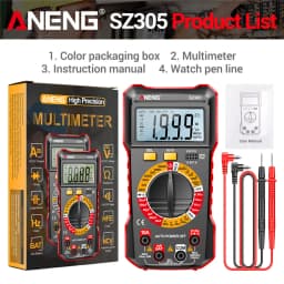ANENG SZ305 Digital Multimeter Professional AC/DC Voltage Ammeter Capacitor HFE Triode NCV Voltage Induction Electrician Tester