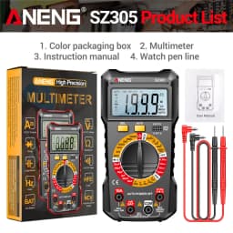 ANENG SZ305 Digital Multimeter Professional AC/DC Voltage Ammeter Capacitor HFE Triode NCV Voltage Induction Electrician Tester