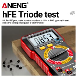 ANENG SZ305 Digital Multimeter Professional AC/DC Voltage Ammeter Capacitor HFE Triode NCV Voltage Induction Electrician Tester