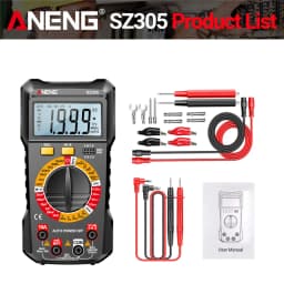 ANENG SZ305 Digital Multimeter Professional AC/DC Voltage Ammeter Capacitor HFE Triode NCV Voltage Induction Electrician Tester